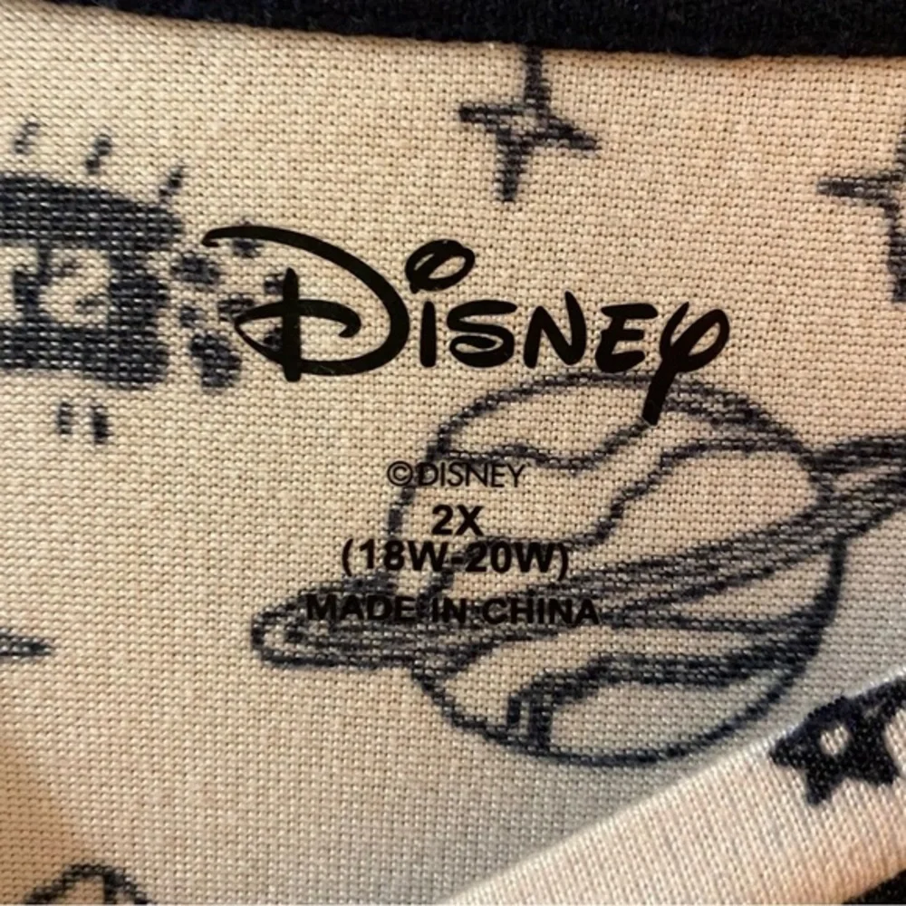 Disney Pajamas Top Women’s Size 2X 18WX20W - Picture 2 of 7